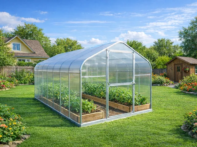 Szklarnia z poliwęglanu GT "Domek Gaudi"