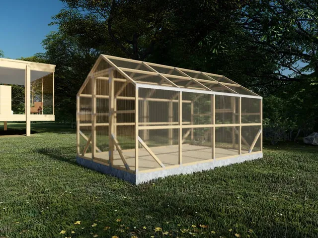 Szklarnia z poliwęglanu GT "Domek"