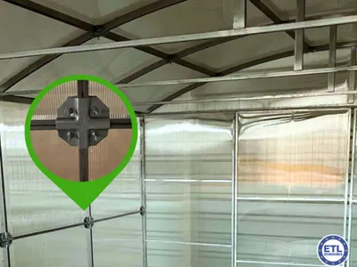 Szklarnia z poliwęglanu ETL "Hestia"